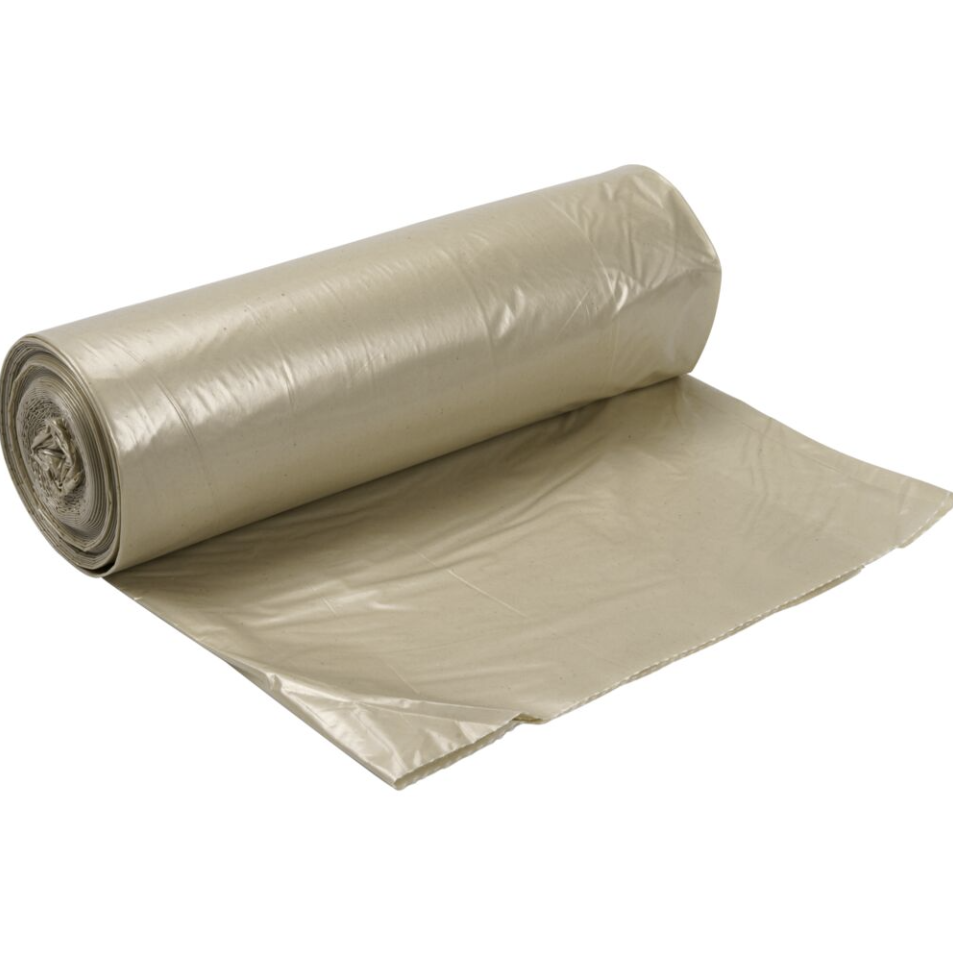 [28375] Containersække, 140 l, 92x144,5cm, klar, 40 my, LDPE/genanvendt, (10 rl á 10 stk, 100 stk.)