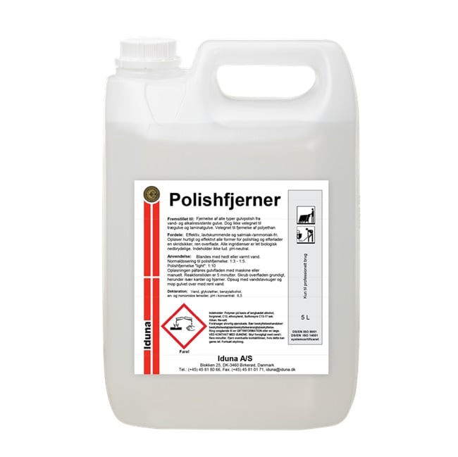 Polishfjerner, 5ltr, Iduna, (1 stk.)
