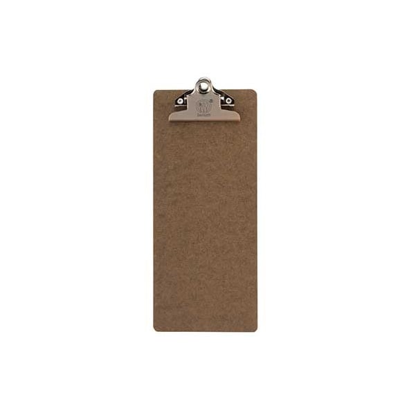 [28405] Regningsholder, clipboard, 28x11,7x0,3cm, brun, MDF, SECURIT MENU, (1 stk.)