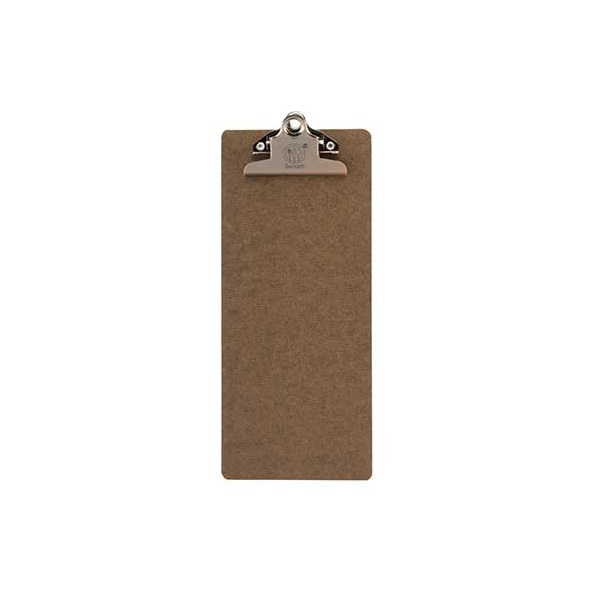 Regningsholder, clipboard, 28x11,7x0,3cm, brun, MDF, SECURIT MENU, (1 stk.)