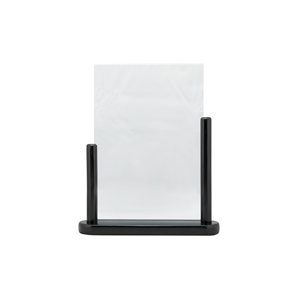 [28419] Displayramme, A4, sort træ, 32,3x27,1x7cm, Securit, (1 stk.)