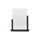 Displayramme, A4, sort træ, 32,3x27,1x7cm, Securit, (1 stk.)