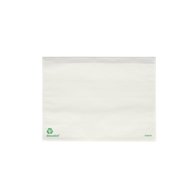 Følgeseddellomme i papir, C5, u/tryk, 240x180mm, (1000stk)