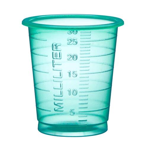 [28551] Medicinbæger, 30ml, PP, eco, grøn, (9000 stk.)