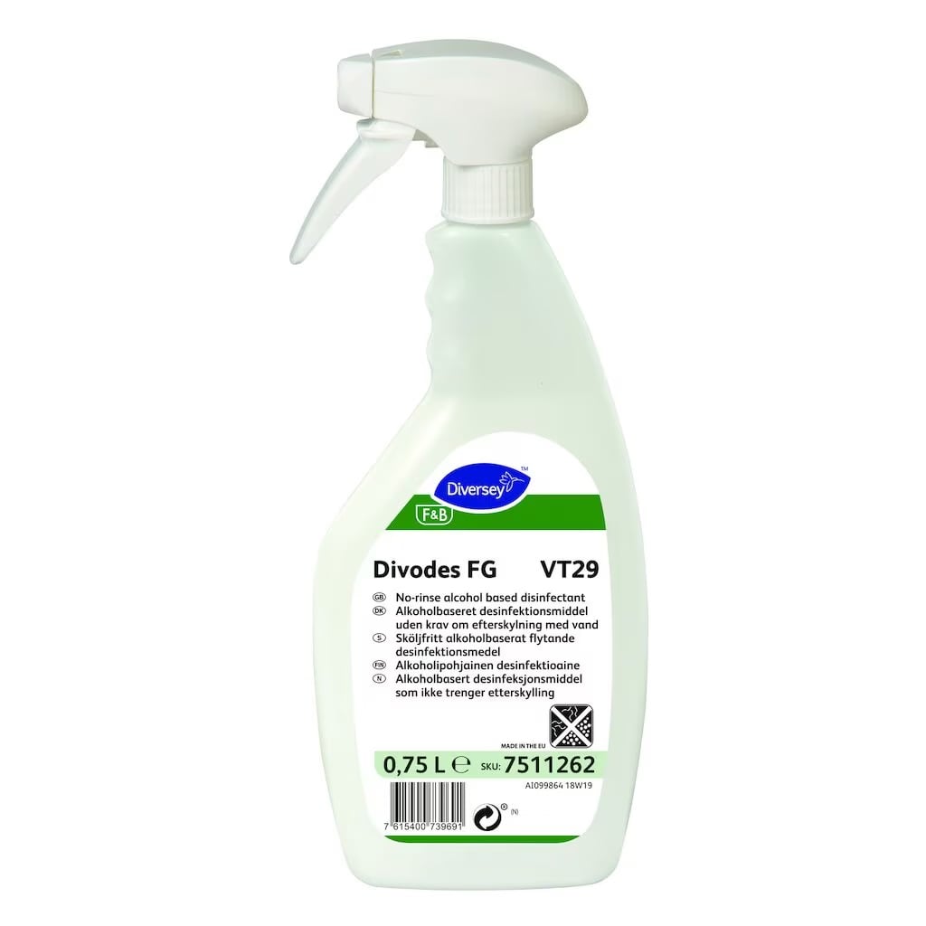 Desinfektionsmiddel, Divodes FG VT29, 750ml, (1 stk.)