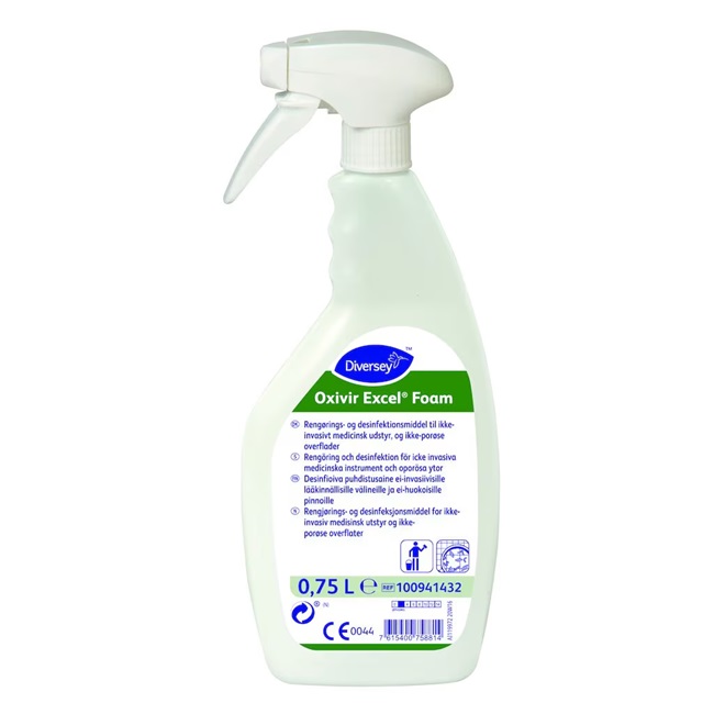 [29991] Desinfektionsmiddel, Diversey Oxivir Excel Foam, 750ml, (1 stk.)