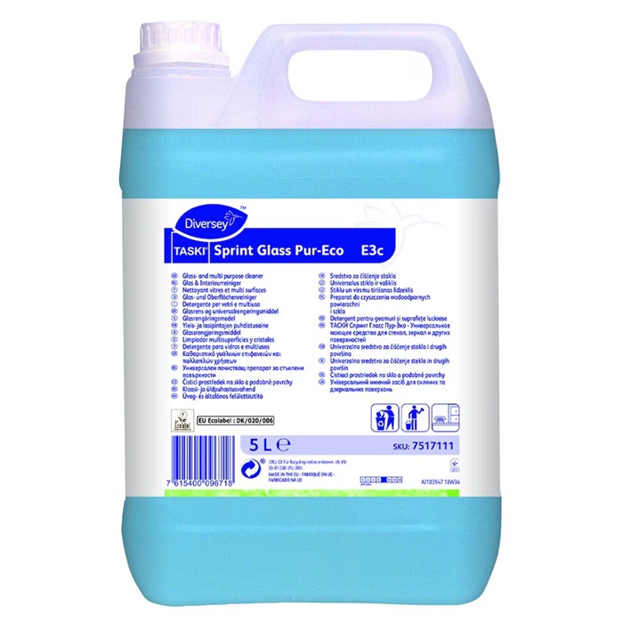 [29998] Glasrens, Diversey TASKI Sprint Glass Pur-Eco E3c, 5L, (1 stk.)