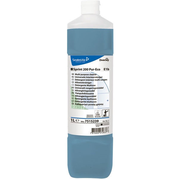 [30002] Universalrengøringsmiddel, Diversey TASKI Sprint 200 Pur-Eco E1b, 1L, (1 stk.)