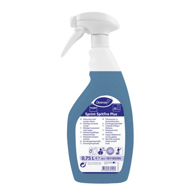 [30008] Grundrens, kraftig, Diversey TASKI Sprint Spitfire Plus, 750ml, (1 stk.)