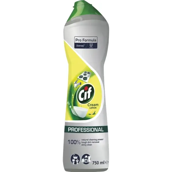 Skurecreme med citron, Cif Cream Lemon, 750ml, (1 stk.)