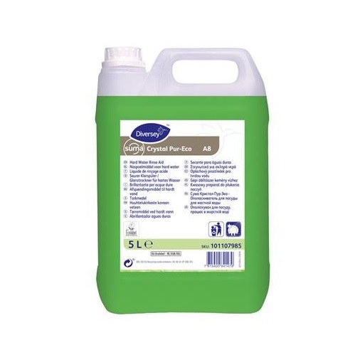 Afspændingsmiddel, Diversey Suma Crystal Pur-Eco A8, 5L, (1 stk.)