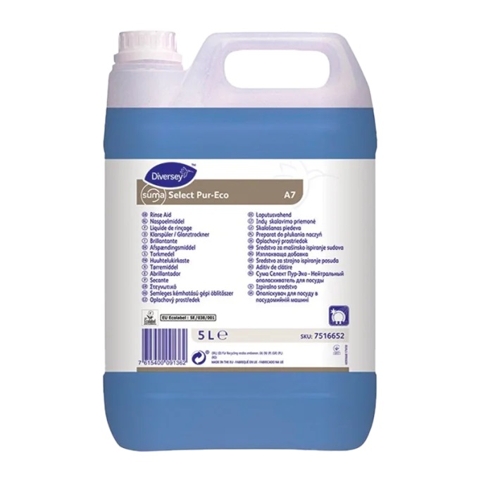 [30037] Afspændingsmiddel, Diversey Suma Select Pur-Eco A7, 5L, (1 stk.)