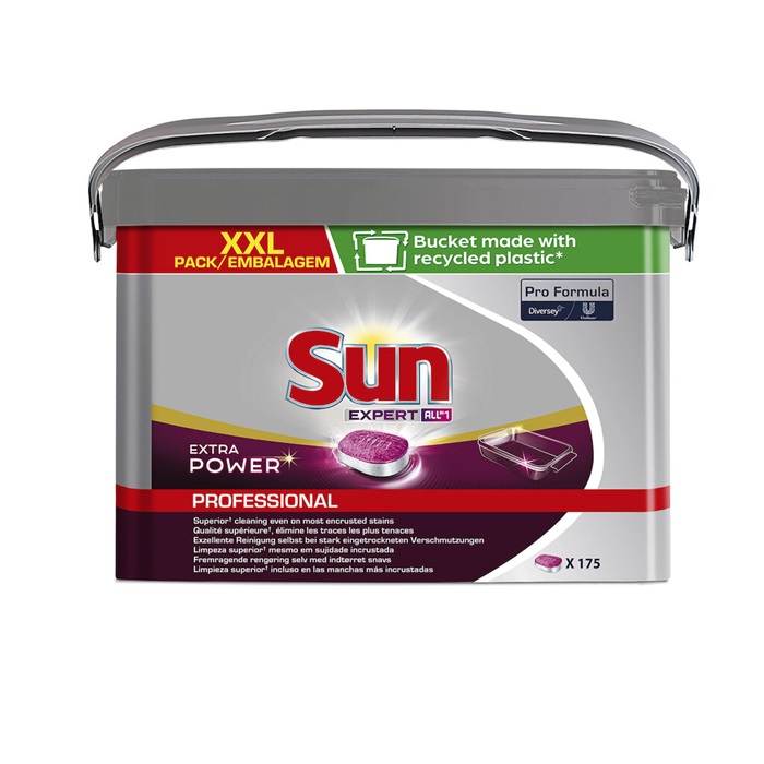 [30044] Opvasketabs, ekstra kraftfulde, Sun Pro Formula All in 1 Extra Power Tabs, 175 stk., (1 stk.)