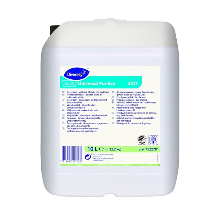 [30048] Universal vaskemiddel, Diversey Clax Universal Pur-Eco 33-i-1, 10L, (1 stk.)
