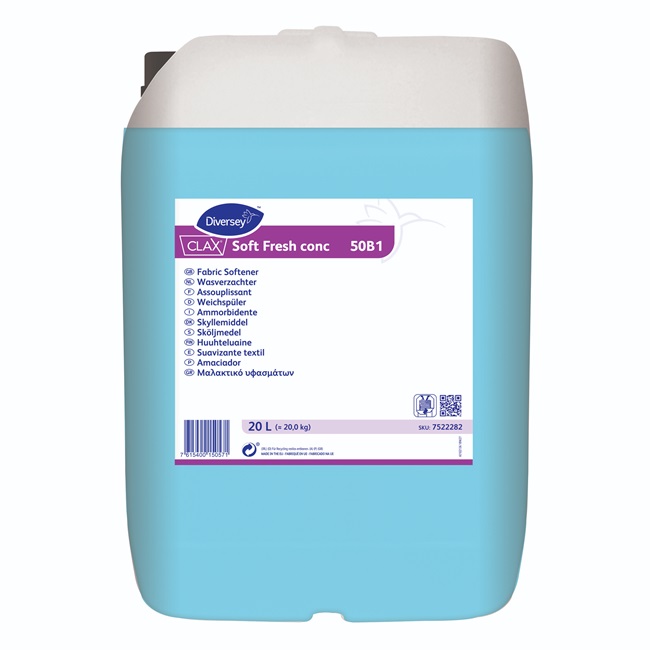 [30075] Skyllemiddel, Diversey Clax Soft Fresh Conc 50B1, 20L, (1 stk.)