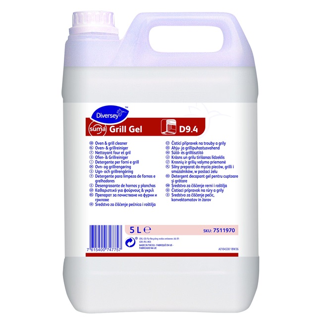 Ovn- og grillrens, Suma Grill Gel D9.4, 5L, (1 stk.)