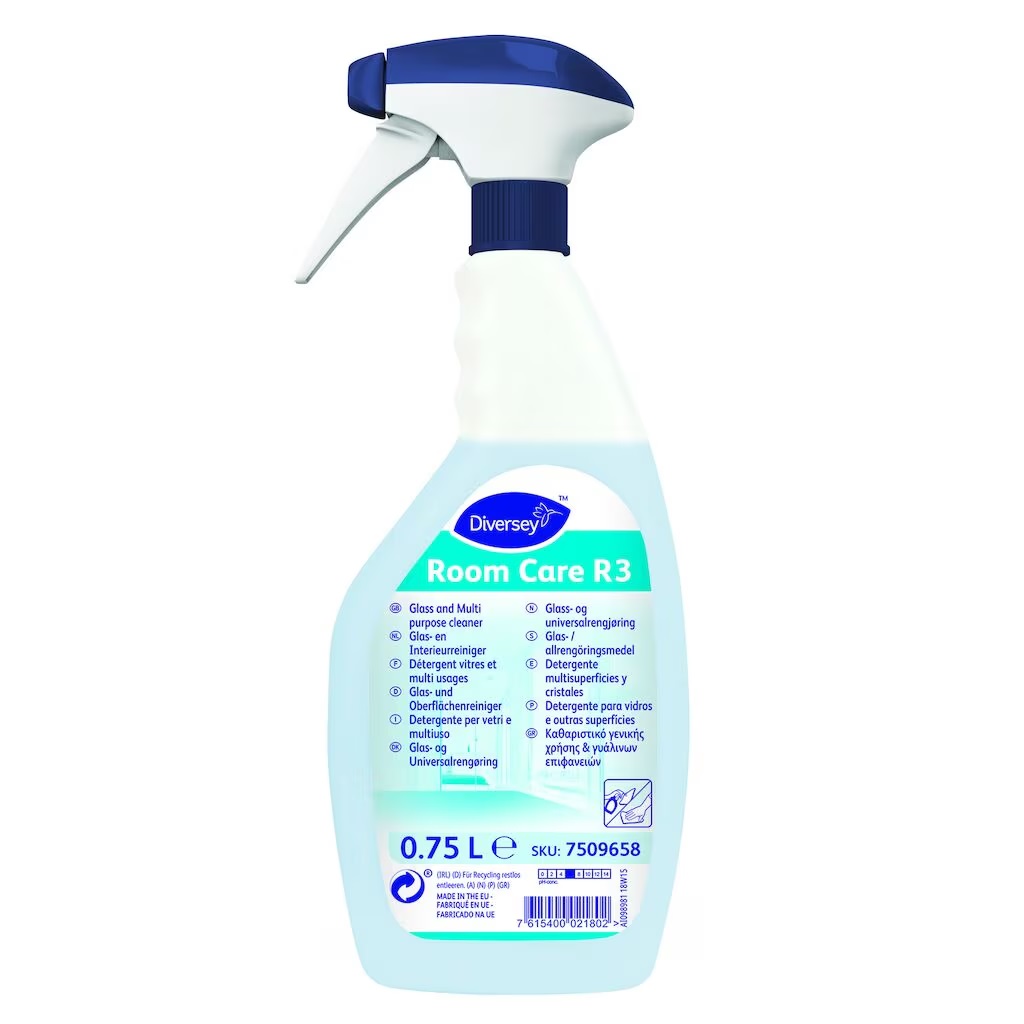 [30095] Universalrengøringsmiddel & glasrens, Diversey Room Care R3, 750ml, (1 stk.)