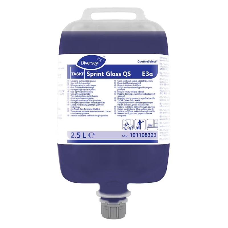 [30097] Glasrens t/ QuattroSelect, Diversey TASKI Sprint Glass QS E3a, 2.5L, (1 stk.)