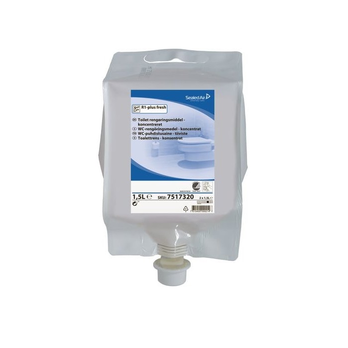 [30112] Sanitetsrengøringsmiddel, Diversey Room Care R1-plus fresh, 1.5L, (1 stk.)
