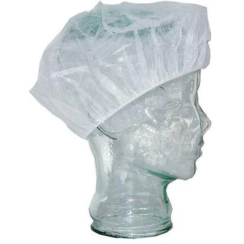 [30254] Hårnet, "Mop cap", hvid, Ø53 cm, (100 stk.)