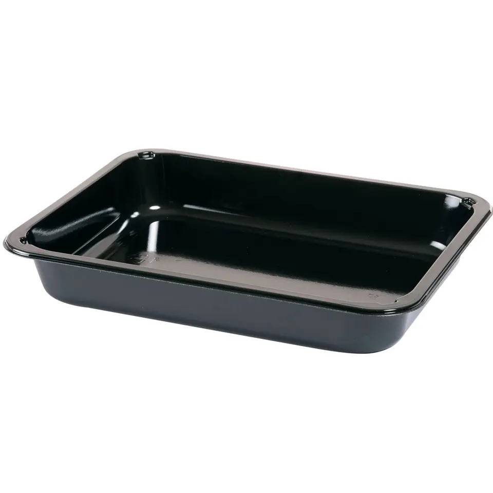 Bakke, Menu, CPET, sort, 1-rums, 225x175x34mm, Duni, (300 stk.)