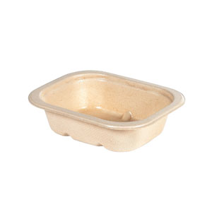 Bakke, Side Dish, Fiber/PE, 1-rums, 140x116x37mm, Duni, (340 stk.)