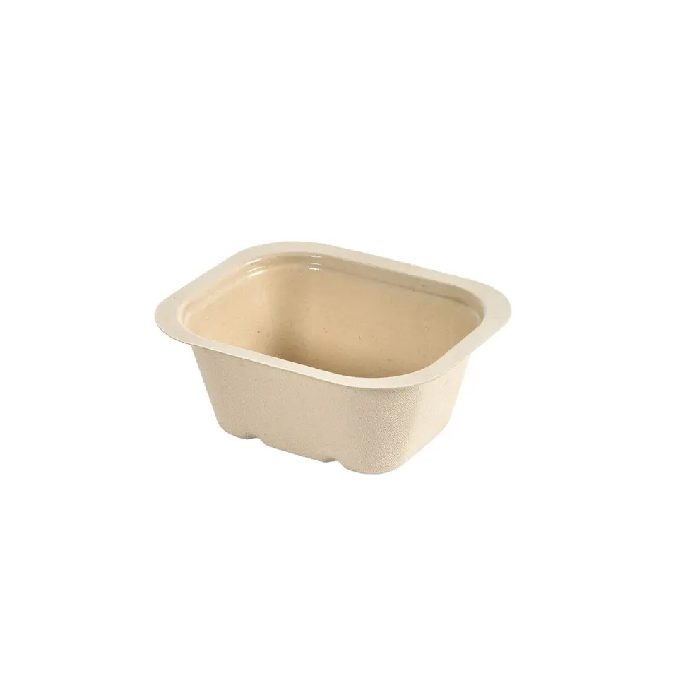 Bakke, Side Dish, Fiber/PE, 1-rums, 140x116x55mm, Duni, (320 stk.)