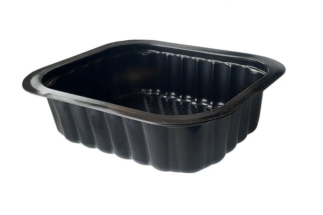 Bakke, Side Dish, PP, sort, 1-rums, 138x114x35mm, Duni, (300 stk.)
