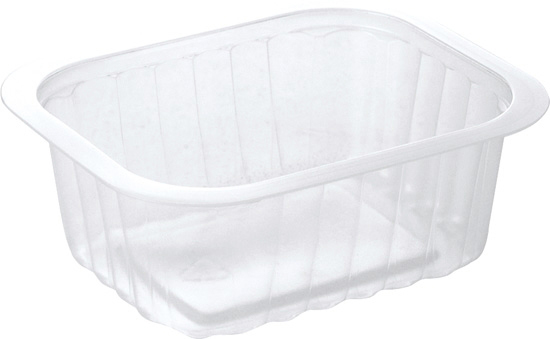 Bakke, Side Dish, PP, transparent, 1-rums, 470 ml, 138x114x53mm, Duni, (300 stk.)