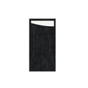 Bestiklomme, Serviet, Sacchetto, Dunisoft, 230x115mm sort, Duni, (240 stk.)