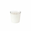 Fyrfadslys i glas, 6,5x6,5cm, 30 timer, Switch & Shine Refill, hvid, Duni, (12 stk.)