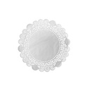 Mellemlægsserviet, kagepapir, Doilies, rund, 30cm, hvid, Duni, (2000 stk.)