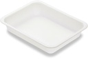 Bakke, Cater-serien, bio, hvid, 1-rums, 227x178x40mm, Duni, (216 stk.)