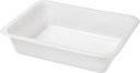 Bakke, Cater-serien, bio, hvid, 1-rums, 227x178x50mm, Duni, (216 stk.)