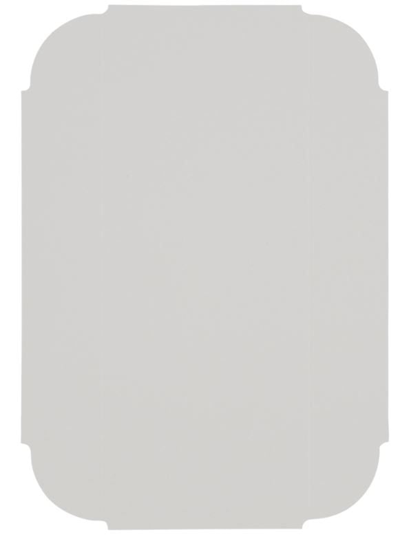 [30582] Kagepap, 20x14x3cm, 300 g/m2, hvid, pap, med lille ombøjet kant, (1000 stk.)