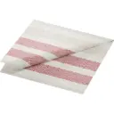 Middagsserviet, 3-lags, 40x40cm, Rigato bordeaux, Duni, (1000 stk.)