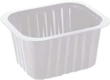 Bakke, Side Dish, PP, hvid, 1-rums, 138x114x70mm, Duni, (276 stk.)