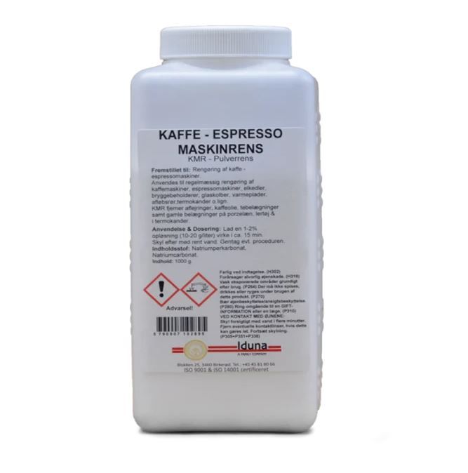 Espressomaskine- og kaffemaskinerens, KMR, til rengøring, pulver (1 kg)
