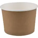 Isbæger, 250ml/8oz, brun, pap/PE, (1000 stk.)