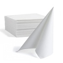Middagsserviet Airlaid, GS-Basic, 1/4 fold, 40x40cm, Hvid (600 stk.)