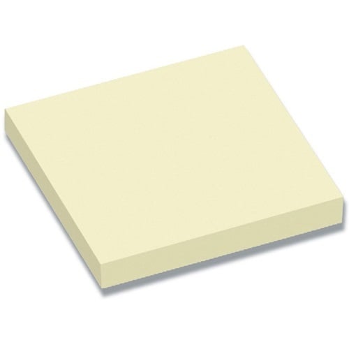 [11146] Notesblok, stickynote, 7,6x7,6cm, gul, 100 ark pr blok, (12 blokke.)