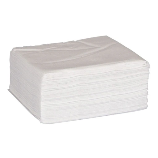 Frokostserviet, 1-lags, 1/4 fold, 33x33cm, hvid, (6000 stk.)