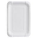 Pølsebakke, 20x13cm, 230 g/m2, hvid, pap, Komposterbar, (1500 stk.)