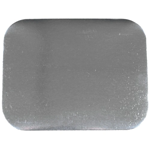 Låg til alubakke, 14x11,8cm, hvid, pap/aluminium, tilhørende 10971, (1000 stk.)