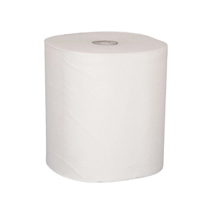 Håndklæderulle, Kimberly Scott Essential, Slimroll, Airflex, hvid, 190 m, 1-lags, (6 stk.)