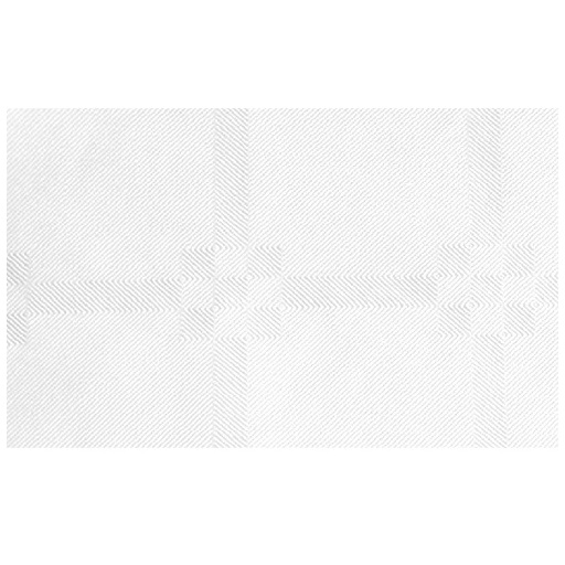 Rulledug, 5000x118cm, hvid, genbrugspapir, Damask, (6 stk.)
