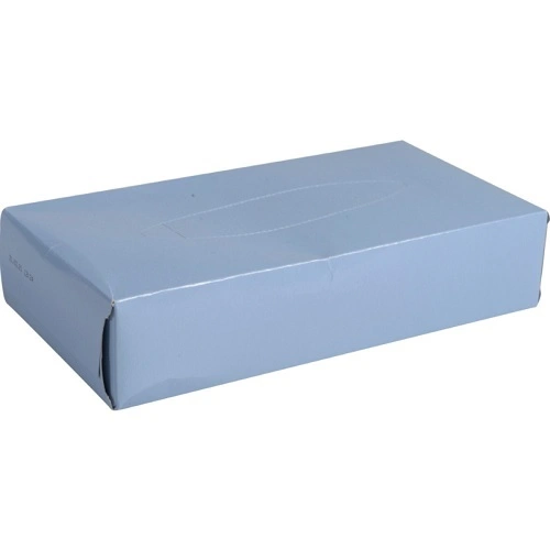 Ansigtsservietter, neutral, 2-lags, 20x19,5cm, hvid, 100% nyfiber, (40 pakker = 4000 stk.)