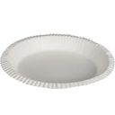 Paptallerken, Ø19cm, hvid, pap, kaolin coating, dyb, (800 stk.)