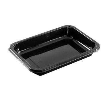 Ovnbakke, 600ml, 2187-1I, rekt, sort, CPET, 187x137x36mm, (576 stk.)