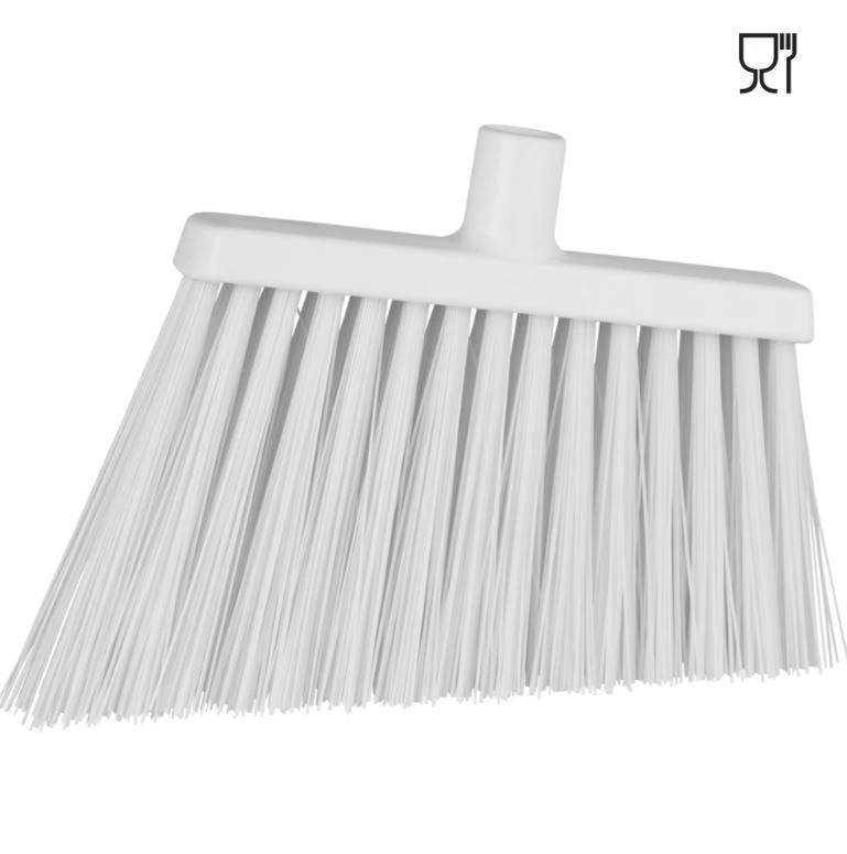 [32237] Fejekost, hvid, PP/polyester/rustfrit stål, 29 cm, meget stive børstehår, Vikan 29145, (1 stk.)